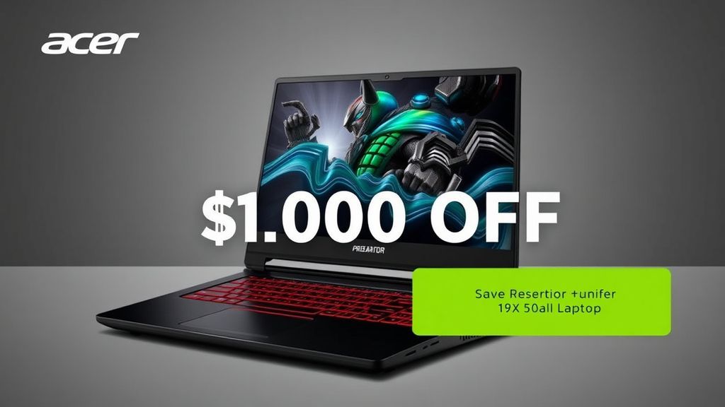 RTX5090旗舰游戏本跌破史低价！宏碁掠夺者Helios 18直降千元限时抢